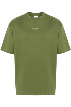 Drôle de Monsieur Playera con eslogan estampado