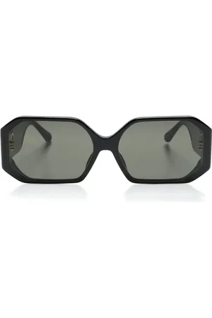 Linda Farrow Lentes de sol Bailey con armazón rectangular
