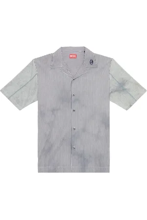 Diesel Camisa S-Trucker con rayas estampadas