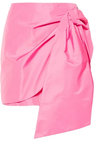 Msgm Falda midi con detalle de moño