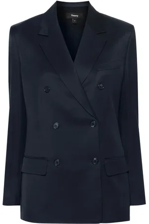 THEORY Blazer con doble botonadura