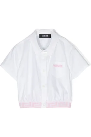VERSACE Camisa con logo bordado