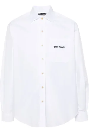 Palm Angels Camisa con logo bordado