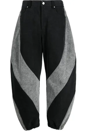 CROQUIS Jeans estilo baggy de dos tonos