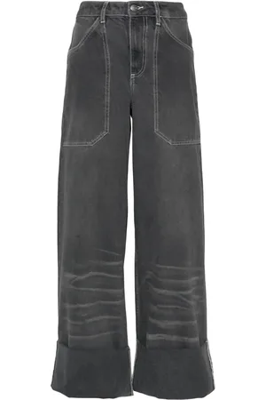 Cannari Concept Jeans anchos con tiro medio