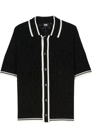 GCDS Camisa tejida de crochet