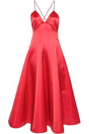 Serafini Vestido largo de satén