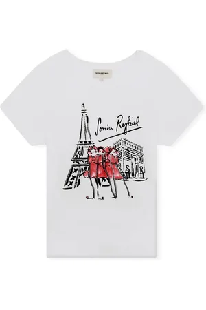 Sonia Rykiel Enfant Playera con estampado gráfico