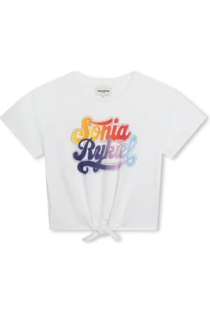 Sonia Rykiel Enfant Playera con logo estampado