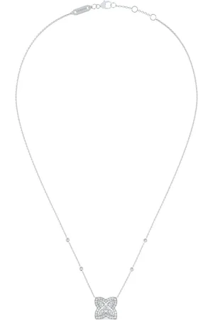 De Beers Collar Enchanted Lotus en oro blanco de 18kt con diamantes