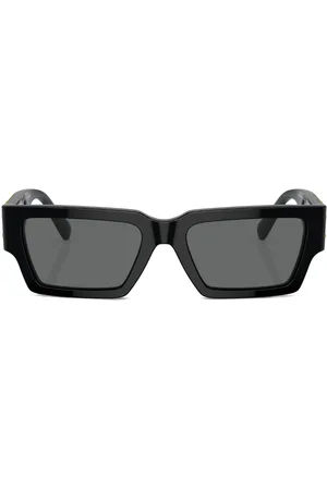 VERSACE Lentes de sol Medusa Head con armazón rectangular