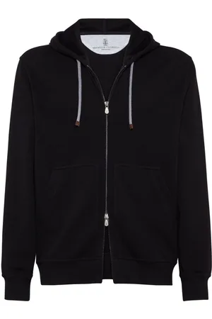 Brunello Cucinelli Hoodie con cierre en la parte delantera
