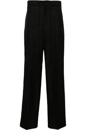 Maison Margiela Pantalones anchos con tiro alto