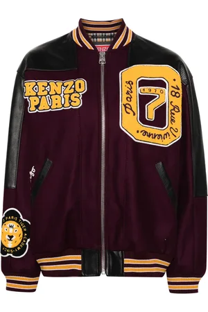 Kenzo Chamarra universitaria con aplique Tiger Academy