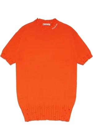 Marni Vestido tejido con logo bordado