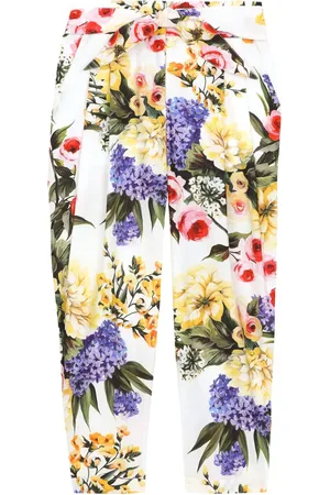 Dolce & Gabbana Pantalones rectos con estampado floral