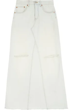 Maison Margiela Falda larga de mezclilla