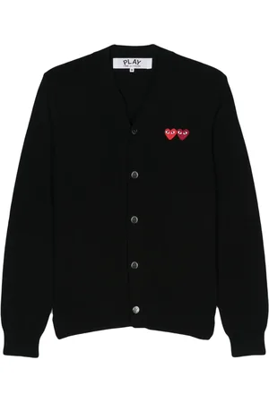 Comme des Garçons Cárdigan con parche de corazón