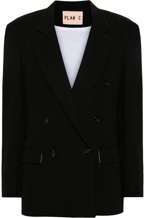 Plan C Blazer con doble botonadura