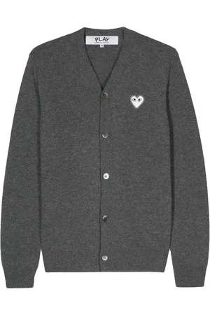 Comme des Garçons Cárdigan con parche de corazón