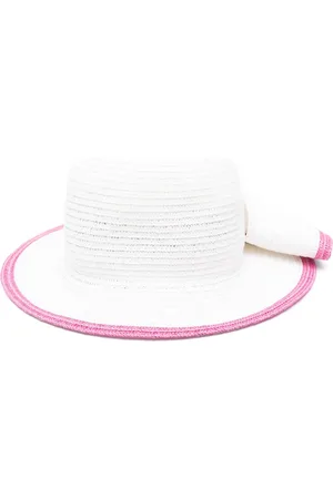 MONNALISA Sombrero de verano con aplique floral