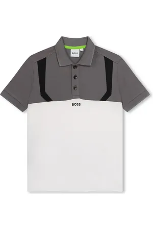 HUGO BOSS Playera tipo polo con logo estampado