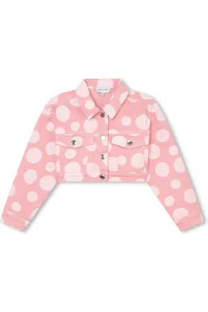 Marc Jacobs Chamarra de mezclilla con estampado de lunares