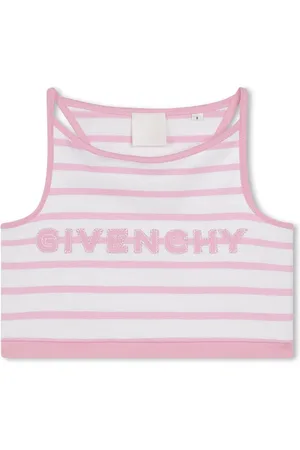 Givenchy Top corto con logo bordado