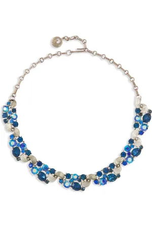 Susan Caplan Collar Lisner con detalles de cristal 1950