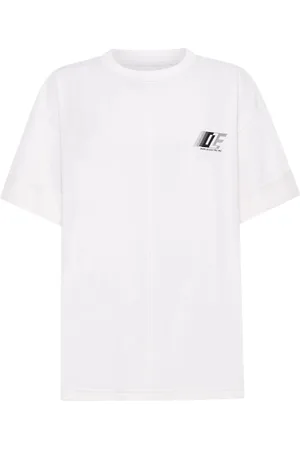 DION LEE Playera con logo estampado