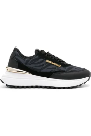 Roberto Cavalli Tenis con estampado de cebra