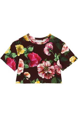Dolce & Gabbana Playera corta con estampado Camelia