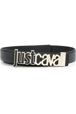 Roberto Cavalli Cinturón con letras del logo