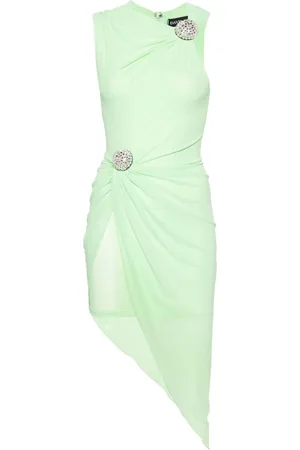 DAVID KOMA Vestido midi Crystal Ball