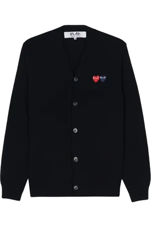 Comme des Garçons Cárdigan con parche de corazón