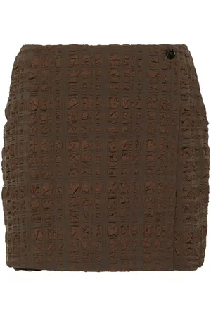 Nanushka Shorts de tejido seersucker