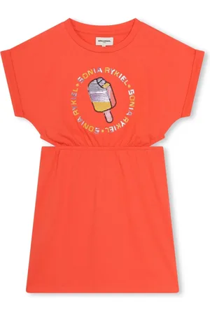 Sonia Rykiel Enfant Vestido bordado con lentejuelas