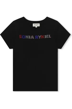 Sonia Rykiel Enfant Playera con detalles del logo