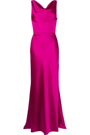 Amsale Vestido de fiesta con cuello desbocado