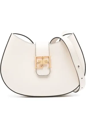 Elisabetta Franchi Bolsa con placa del logo mediana