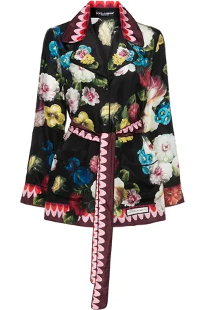 Dolce & Gabbana Camisa de seda con estampado floral