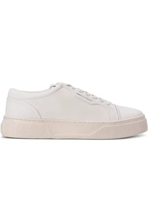 Armani Exchange Tenis AX con agujetas y logo estampado