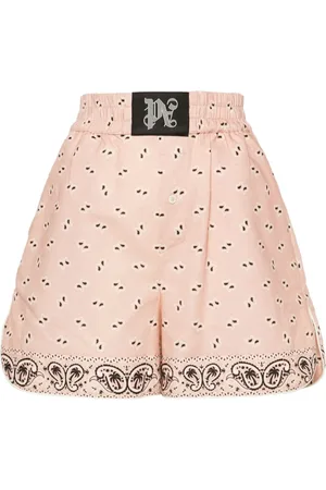 Palm Angels Shorts con estampado de cachemira