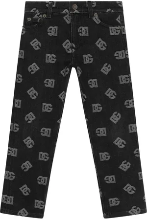 Dolce & Gabbana Skinny jeans con monograma en jacquard