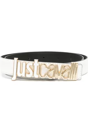 Roberto Cavalli Cinturón con letras del logo