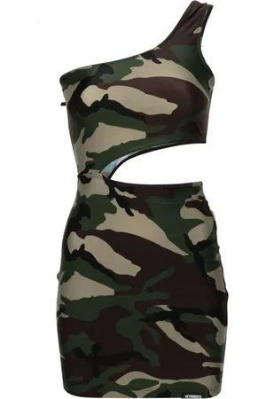 Vetements Vestido corto con aberturas