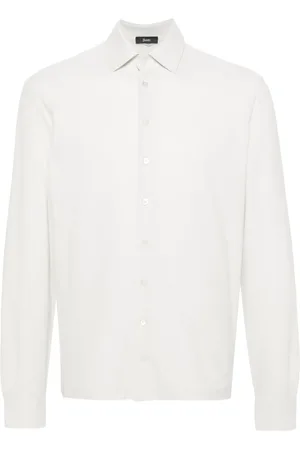 HERNO Camisa con cuello italiano