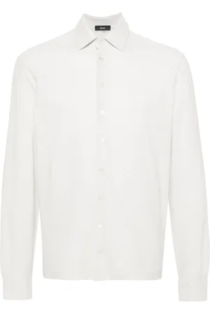 HERNO Camisa con cuello italiano