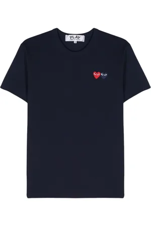 Comme des Garçons Playera con parche de corazón