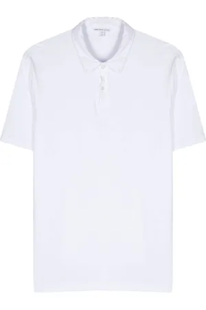 James Perse Playera tipo polo de tejido jersey